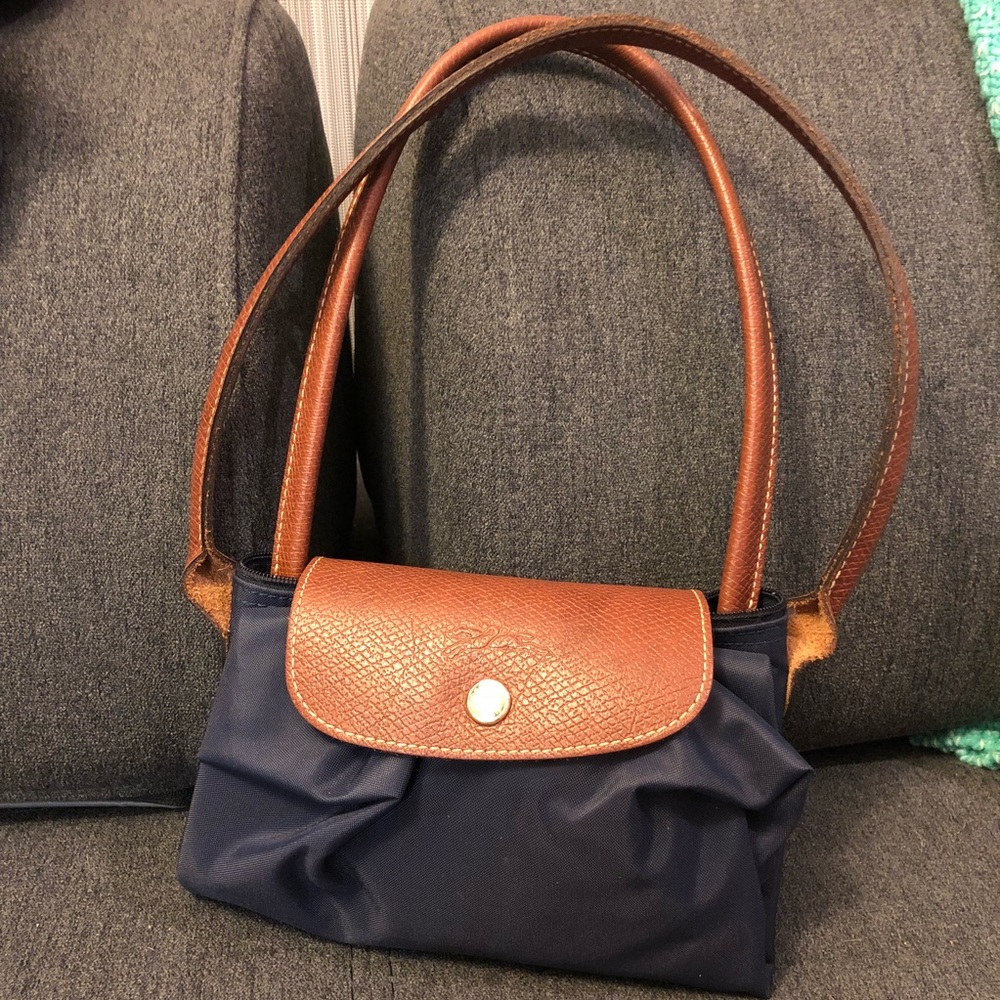 💯% Authentic Longchamp Le Pliage Long handle